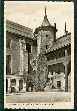 Königsberg i. Pr. Stiller Winkel im Schlosshof.