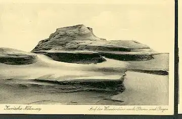 Kurische Nehrung. Auf der Wanderdüne nach Sturm und Regen.