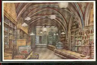 Breslau. Historische Stätten zu G. Fraytags "Soll und Haben". Karte No 6. Verkaufhalle des T.O. Schroeterschen Hauses welche noch demselben Zwecke dient.