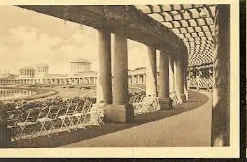 Breslau. Pergola mit Blick zur historischen Ausstellung. Ausstellung zur Jahrhundertfeier der Freiheitskriege. Breslau 1913.