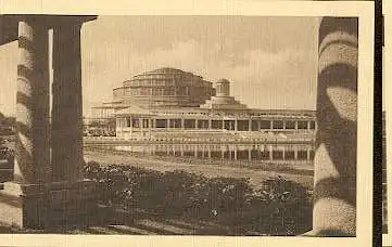 Breslau. Blick auf die Jahrhunderthalle. Ausstellung zur Jahrhundertfeier der Freiheitskriege. Breslau 1913.