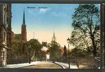Breslau. Dombrücke.