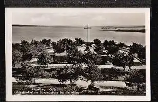 Angerburg. Ostpr. Heldenfriedhof am Schwernzeisee bei Angerburg.