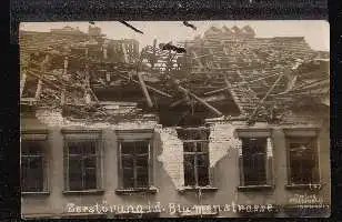 Berlin. Zerstörung i.d. Blumenstr.