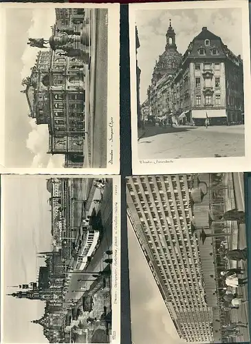 Dresden. 4 AK s. w ca. 1960.