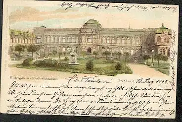 Dresden. Bildergalerie und Kupferstichkabinett.