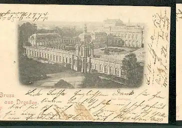 Dresden. Gruss aus Dresden. Der Zwinger.