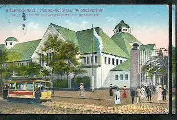 Dresden. Internationale Hygieneausstellung Dresden 1911. Halle für Chemie und Wissenschaftliche Instrumente.