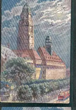 Dresden. Das Neue Rathaus zu Dresden.
