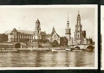 Dresden. Ständehaus. Georgentor. Schloss. Kath. Hofkirche.