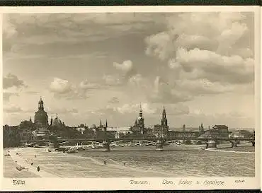 Dresden. Dom und Hofkirche.