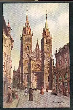 Nürnberg. Lorenzkirche.