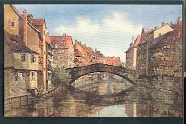 Nürnberg. Fleischbrücke.