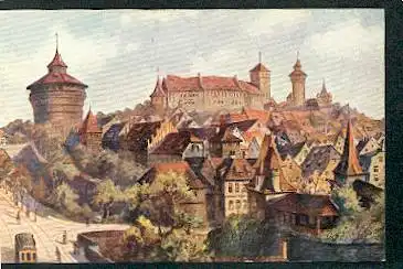 Nürnberg. Hallertorpanorama.