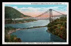 USA. The Bear Mountain Hudson River Bridge.