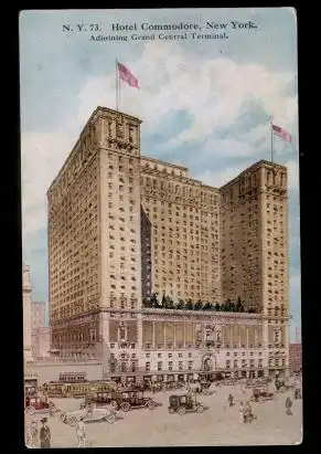 USA. New York. Hotel Commodore.