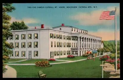 USA. N.Y. The Famous Catskill Mt. House. Beachview.