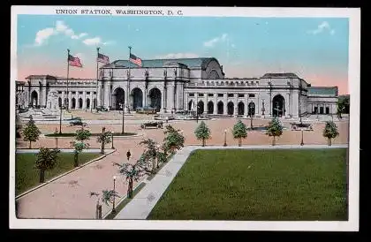 USA. Washington D.C. Union Station.