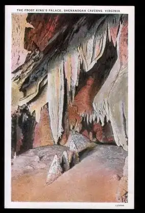 USA. Virginia. Shenandoah Caverns.The Frost King&#039;s Palace