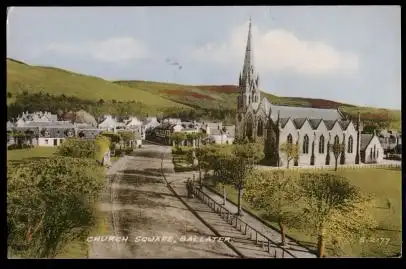 England. Ballater. Church Square.