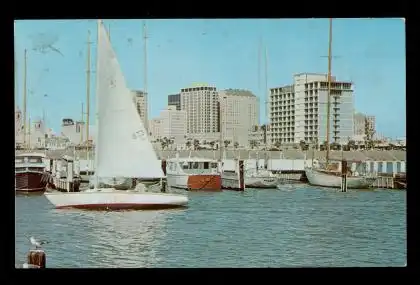 USA. Texas. Corpus Christi. Yacht Basin.