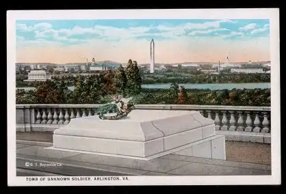 USA. VA. Arlington. Tomb of the Unknown Soldiers.