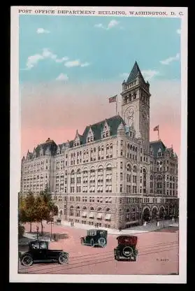 USA. Washington D.C. Post Office Department Building.