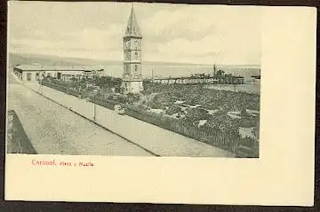 Chile. Coronel. Plaza y Muelle.