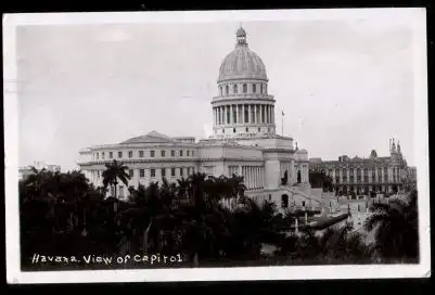 Cuba. Habana.View of Capitol.