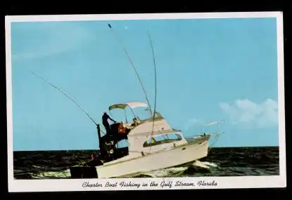 USA. Florida. Charter Boot Fishing in the Gulf Stream.