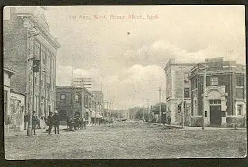 Canada, Sask. 1 st. Ave. West. Prince Albert.
