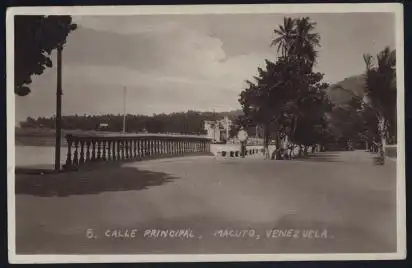 Venezuela. Macuto. Calle Principal