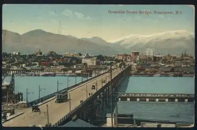 Canada. Vancouver. Grandville Street Bridge.