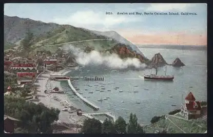 USA. Santa Catalina Island. Calif. Avalon and Bay.