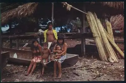 Panama. Primitive and picturesque are the Choco Indians