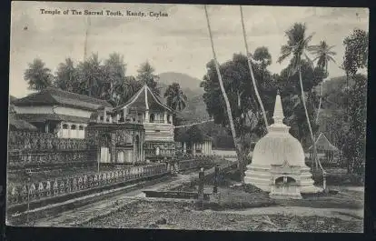 Ceylon. Kandy. Temple of The Sacred Tooth.