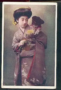 Japan. Frau mit Kind.