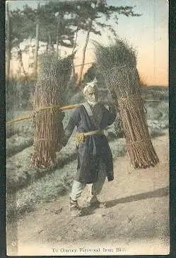 Japan. To Convey Firewood from Hill.
