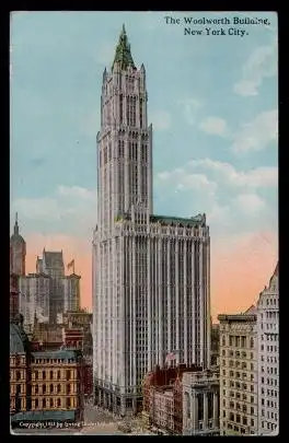 USA. New York. The Woolworth Building