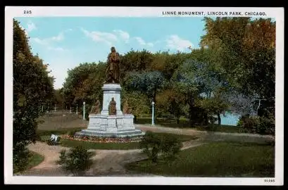 USA. Chicago. Linne Monument, Lincoln Park.