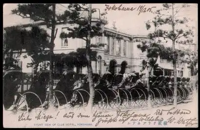 Japan. Yokohama. Front view of Club Hotel.