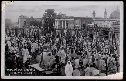 India. Mahomedan maharam Festival Calcutta.