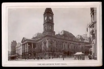Australien. The Melbourne Town Hall.