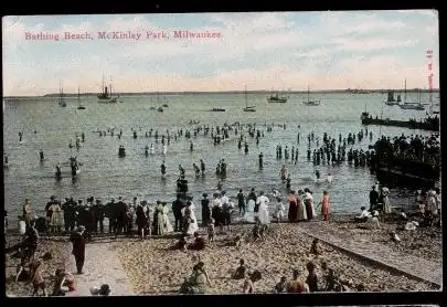 USA. Milwaukee. Mc Kinley Park. Bathing Beach.