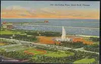 USA.Chicago. Bird&#039;s Eye View, Grand Park.