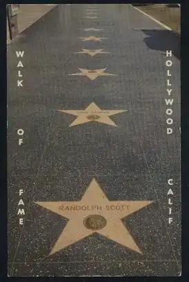 USA. California. Walk of fame.