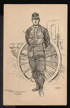 Occuoation des Prontieres 1914 15.de Garde.