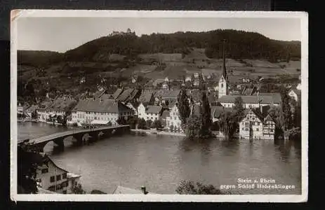 Stein am Rhein gegen Schloss Hohenklingen
