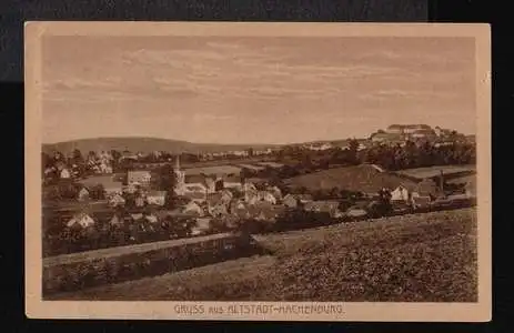 Hachenburg Altstadt. Gruss aus