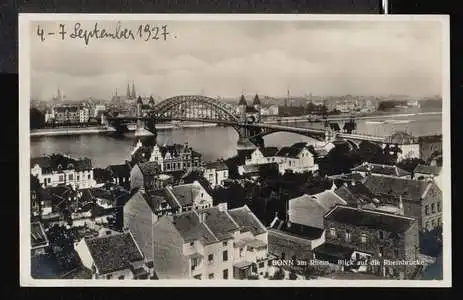 Bonn. a. Rhein Blick auf die Rheinbrücke